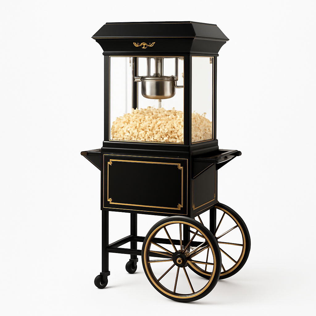 Popcorn Cart party rental add-on from Just Wright Party Rentals